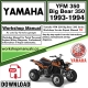 Yamaha YFM 350 Big Bear 350 Service Repair Shop Manual Download 1993 - 1994 PDF