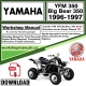 Yamaha YFM 350 Big Bear 350 Service Repair Shop Manual Download 1996 - 1997 PDF