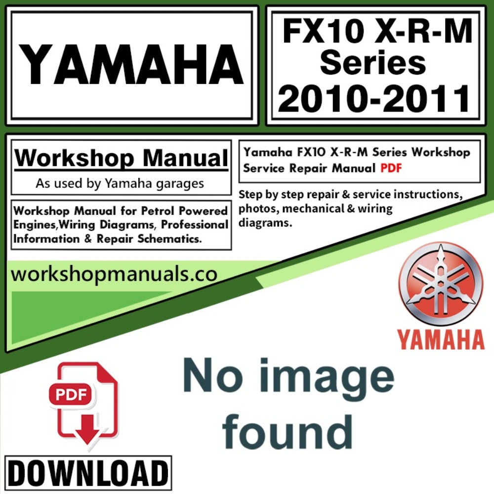Yamaha FX10 X-R-M Series Service Repair Shop Manual Download 2010 – 2011 PDF