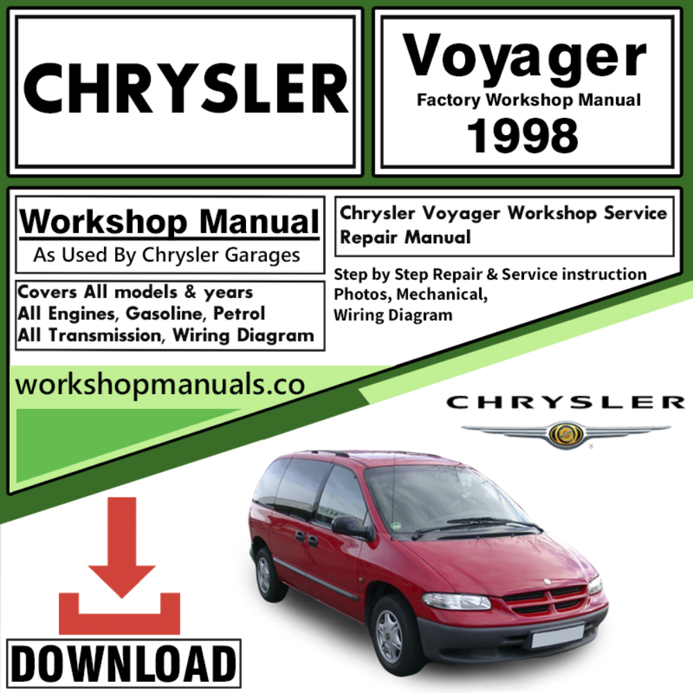 Chrysler Voyager Workshop Service Repair Manual Download 1998 PDF