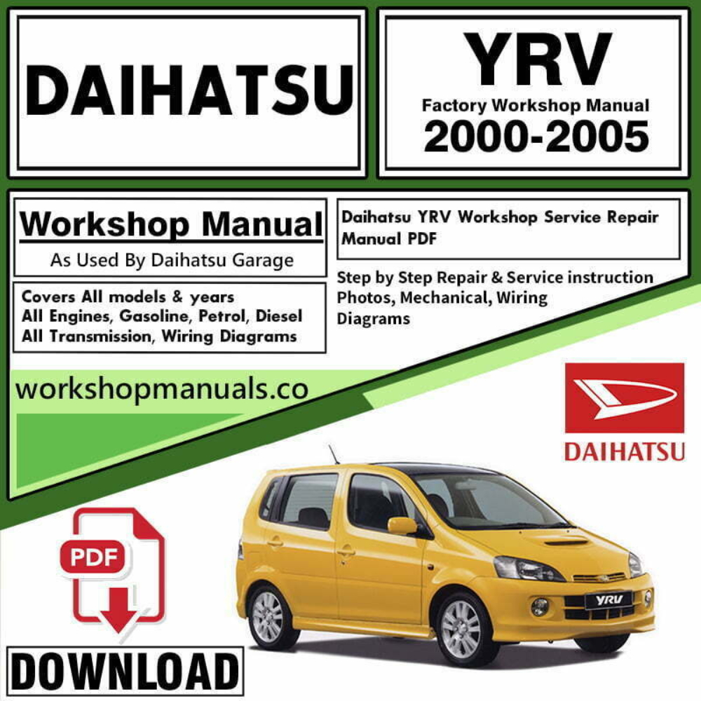 Daihatsu YRV Workshop Repair Manual