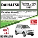 Daihatsu Terios J100 Workshop Service Repair Manual Download 1997 PDF