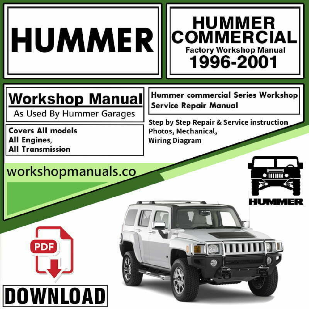 Commercial Hummer Workshop Repair Manual