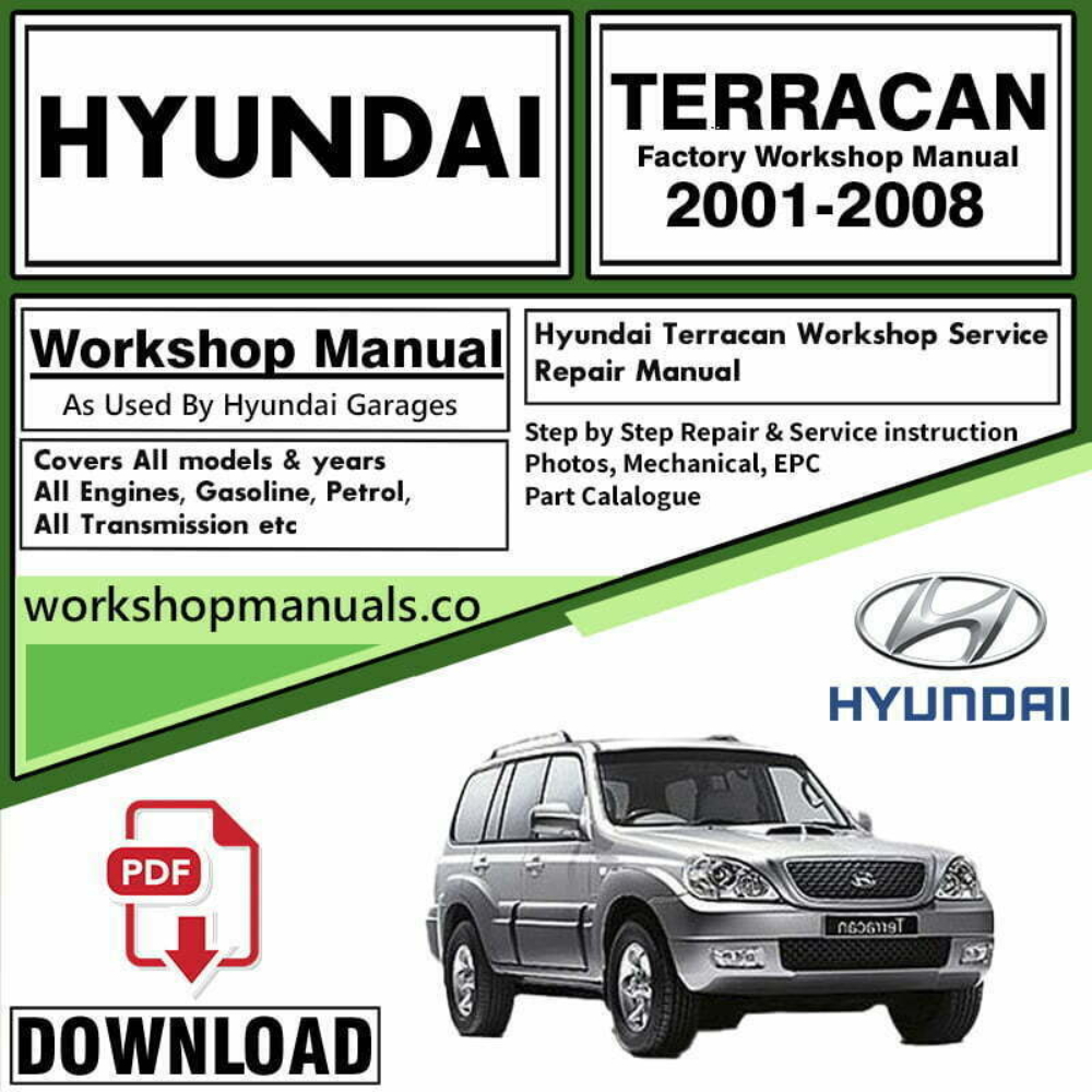 Hyundai Terracan Workshop Repair Manual