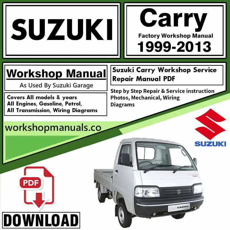 Suzuki Carry Workshop Repair Manual Download