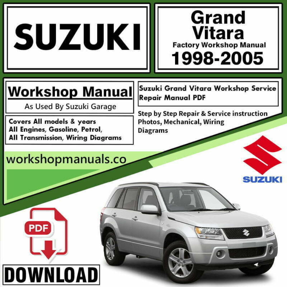 Suzuki Grand Vitara 1999-2005 Workshop Repair Manual