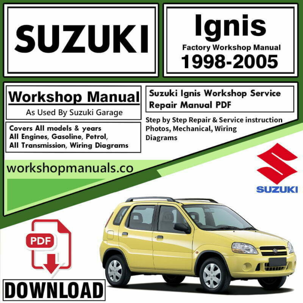 Suzuki Ignis Workshop Repair Manual Download