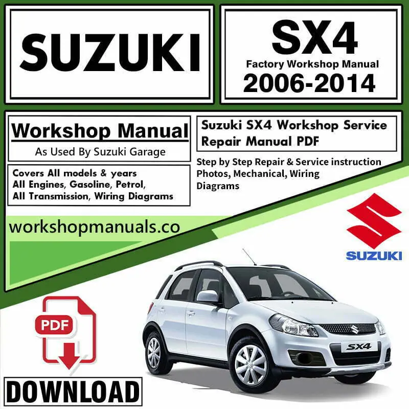 Suzuki SX4 Workshop Repair Manual Download