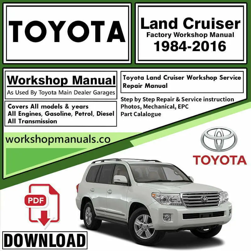 Toyota Land Cruiser Workshop Repair Manual