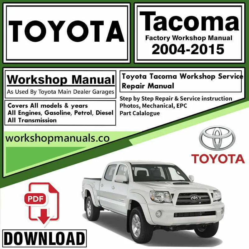 Toyota Tacoma Workshop Repair service Manual