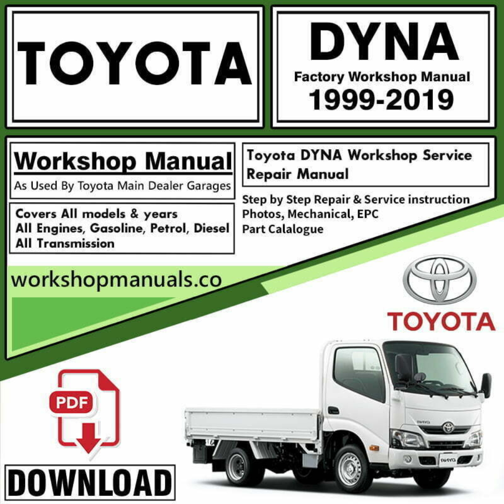 Toyota Dyna Workshop Repair Manual