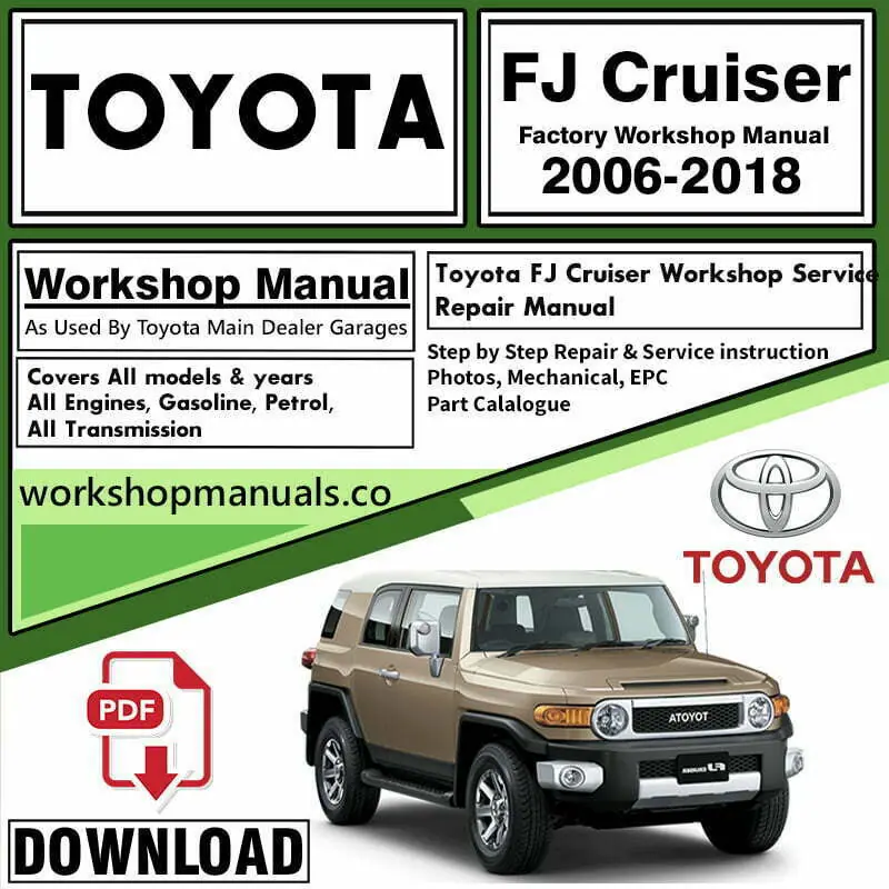 Toyota FJ Cruiser Workshop Repair Service Manual