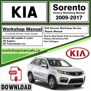 KIA Sorento 2009-2017 Workshop Repair Manual