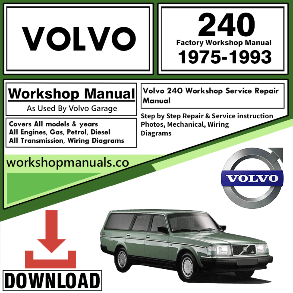 Volvo 260 Workshop Repair Manual Download