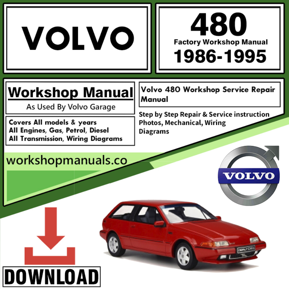 Volvo 480 Workshop Repair Manual Download