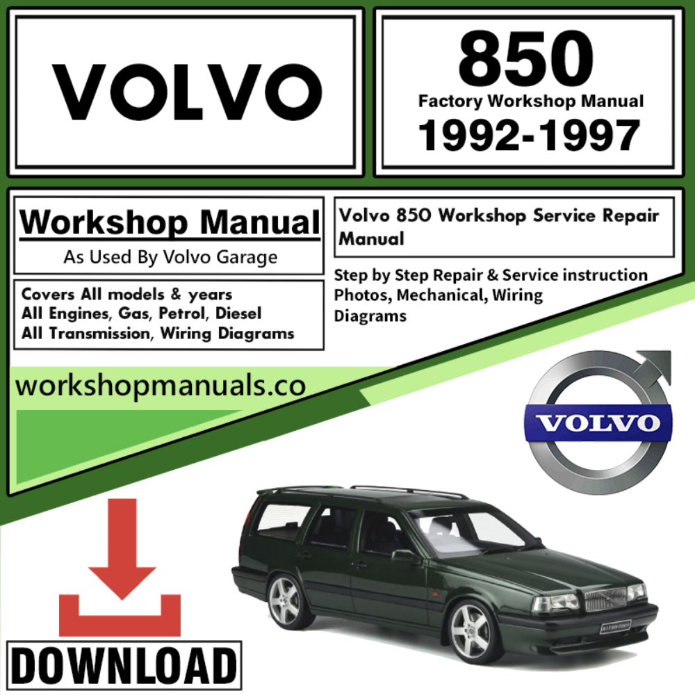 Volvo 850 Workshop Repair Manual Download