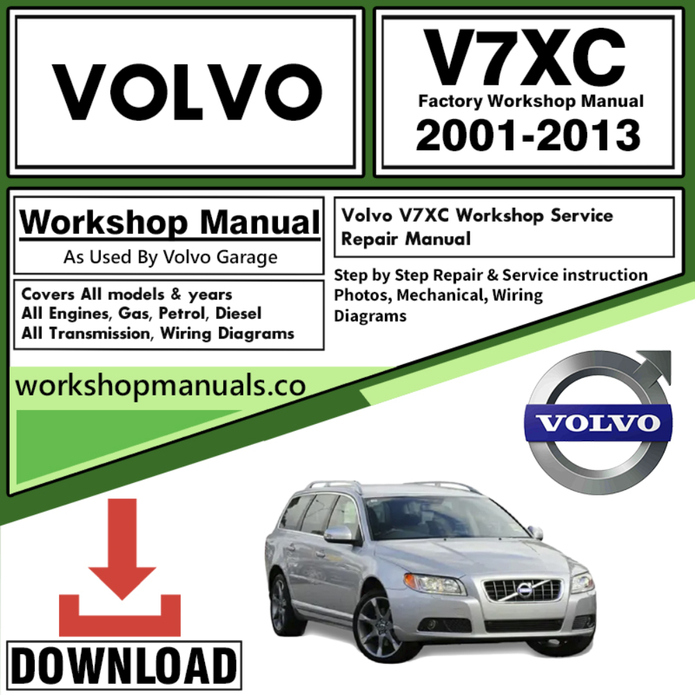 Volvo V7XC Workshop Repair Manual Download