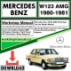 Mercedes E-Class W123 AMG Workshop Repair Manual Download 1980-1981