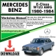 Mercedes E-Class W123 AMG Workshop Repair Manual Download 1980-1984