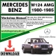 Mercedes E-Class W124 AMG Workshop Repair Manual Download 1980-1985
