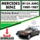 Mercedes E-Class W124 AMG Workshop Repair Manual Download 1980-1987