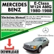 Mercedes E-Class W124 AMG Workshop Repair Manual Download 1980-1988
