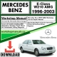 Mercedes E-Class W210 AMG Workshop Repair Manual Download 1996-2003