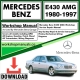 Mercedes E-Class E430 AMG Workshop Repair Manual Download 1980-1997