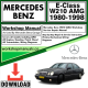Mercedes E-Class W210 AMG Workshop Repair Manual Download 1980-1998