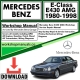 Mercedes E-Class E430 AMG Workshop Repair Manual Download 1980-1998