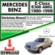 Mercedes E-Class E300 AMG Workshop Repair Manual Download 1980-1998