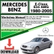 Mercedes E-Class E55 AMG Workshop Repair Manual Download 1980-2005