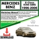 Mercedes E-Class E350 AMG Workshop Repair Manual Download 1996-2006