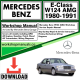Mercedes E-Class W124 AMG Workshop Repair Manual Download 1980-1991