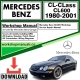 Mercedes CL-Class CL600 Workshop Repair Manual Download 1980-2001
