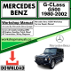 Mercedes G-Class G500 Workshop Repair Manual Download 1980-2002
