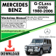 Mercedes G-Class G500 Workshop Repair Manual Download 1980-2006