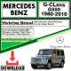 Mercedes G-Class G550 Workshop Repair Manual Download 1980-2010