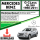 Mercedes G-Class GL350 Workshop Repair Manual Download 1980-2011