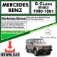 Mercedes G-Class W463 Workshop Repair Manual Download 1980-1991