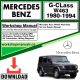 Mercedes G-Class W463 Workshop Repair Manual Download 1980-1994