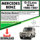 Mercedes G-Class W463 Workshop Repair Manual Download 1980-1997