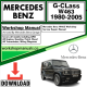 Mercedes G-Class W463 Workshop Repair Manual Download 1980-2005