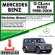 Mercedes G-Class W463 Workshop Repair Manual Download 1980-2006