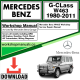 Mercedes G-Class W463 Workshop Repair Manual Download 1980-2011