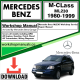 Mercedes M-Class ML230 Workshop Repair Manual Download 1980-1999