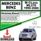 Mercedes M-Class ML270 Workshop Repair Manual Download 1999-2005