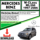 Mercedes M-Class ML350 Workshop Repair Manual Download 1997-2005