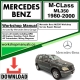 Mercedes M-Class ML350 Workshop Repair Manual Download 1980-2000
