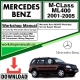 Mercedes M-Class ML400 Workshop Repair Manual Download 2001-2005